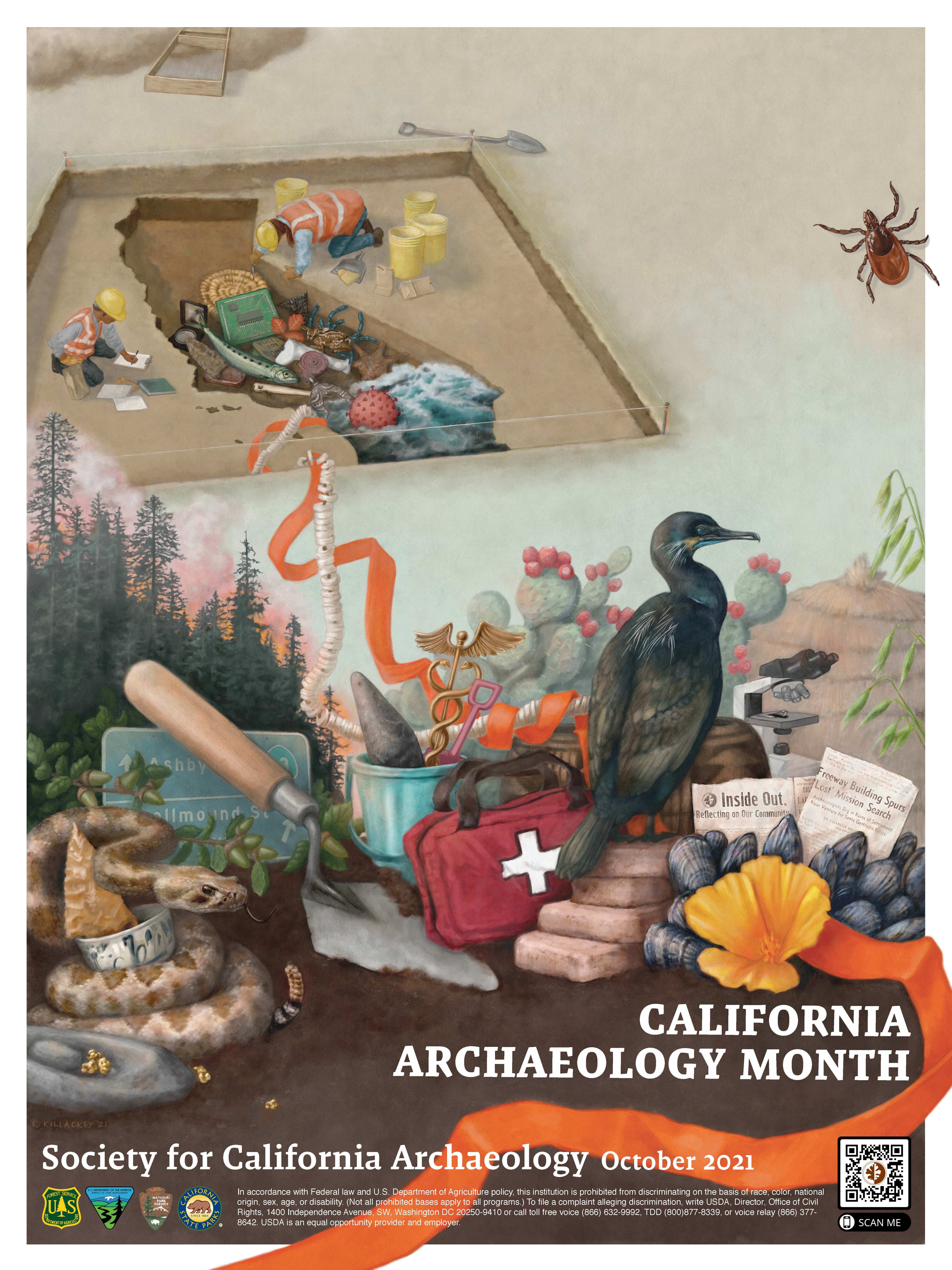 2021 California Archaeology Month Poster