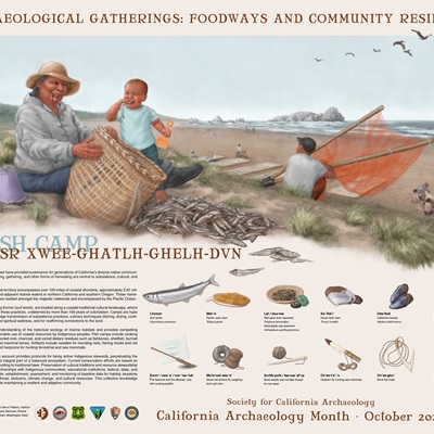 2022 California Archaeology Month Poster