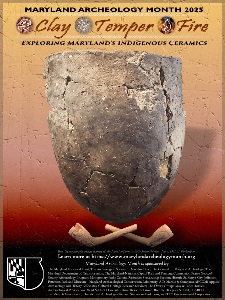 2025 Maryland Archaeology Month Poster