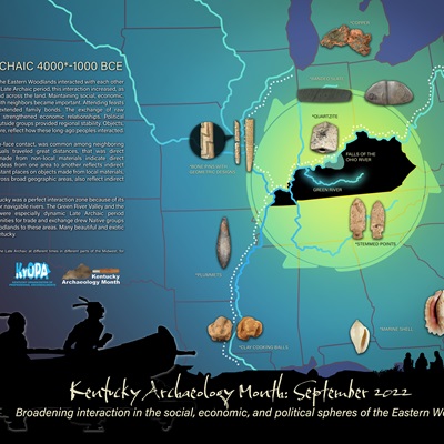 2022 Kentucky Archaeology Month Poster