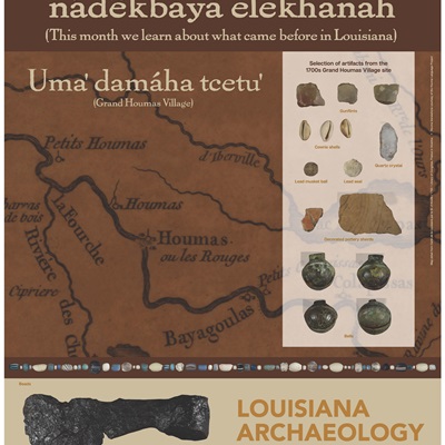 2022 Louisiana Archaeology Month Poster