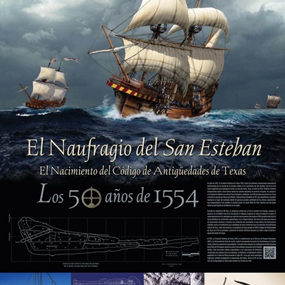 2022 Texas Archaeology Month Poster (Spanish)